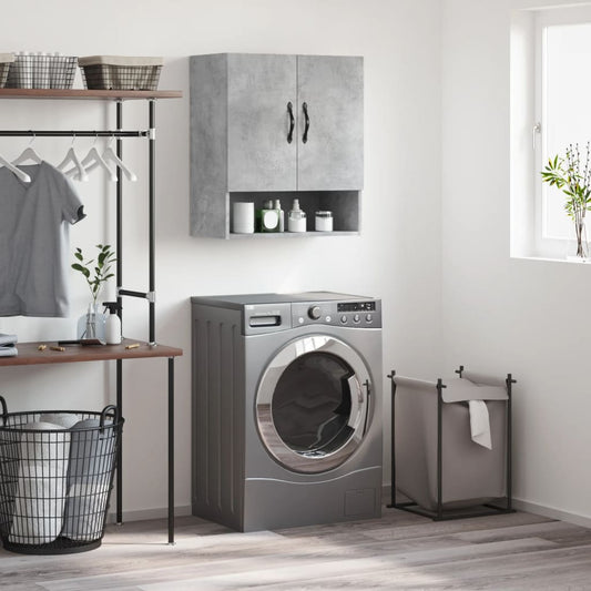 Wall Cabinet Concrete Grey 60x31x70 cm Engineered Wood