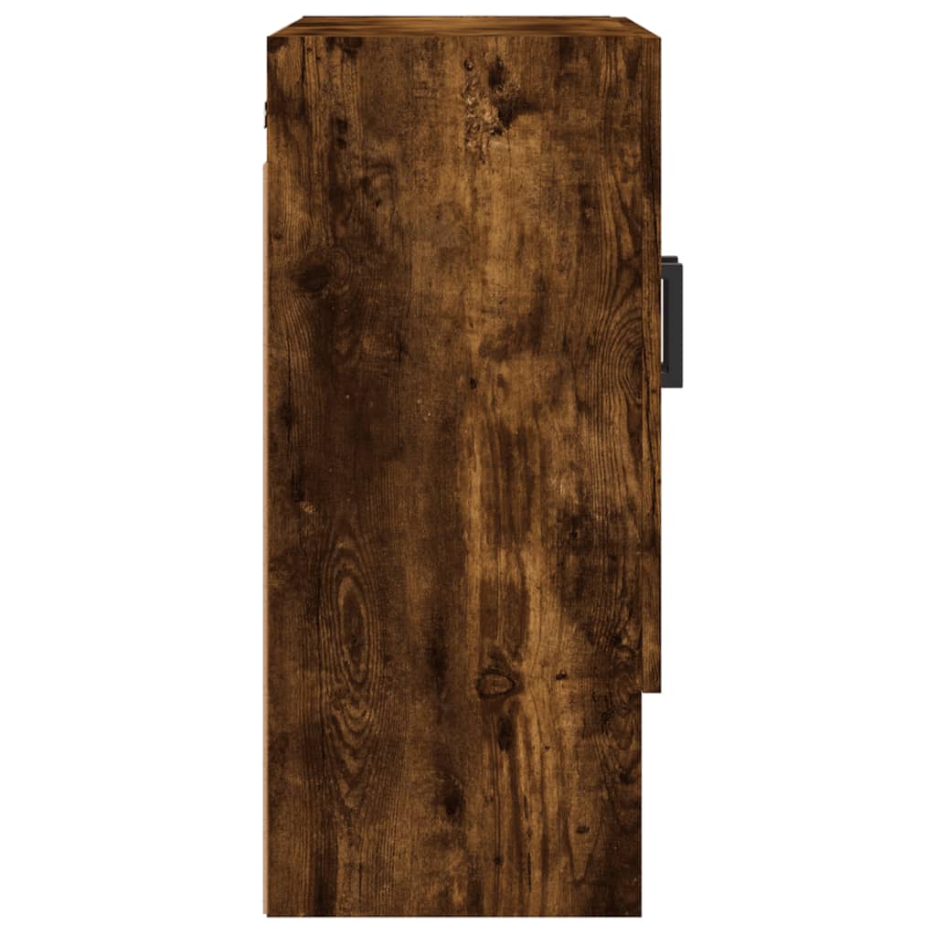Wall Cabinet Smoked Oak 60x31x70 cm Engineered Wood