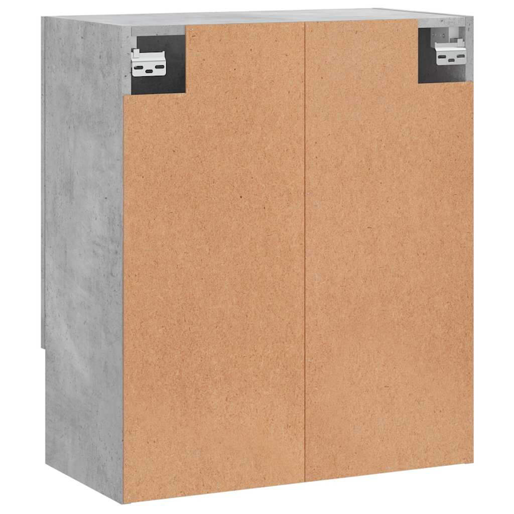 Wall Cabinet Concrete Grey 60x31x70 cm Engineered Wood