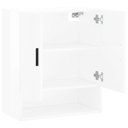 Wall Cabinet High Gloss White 60x31x70 cm Engineered Wood