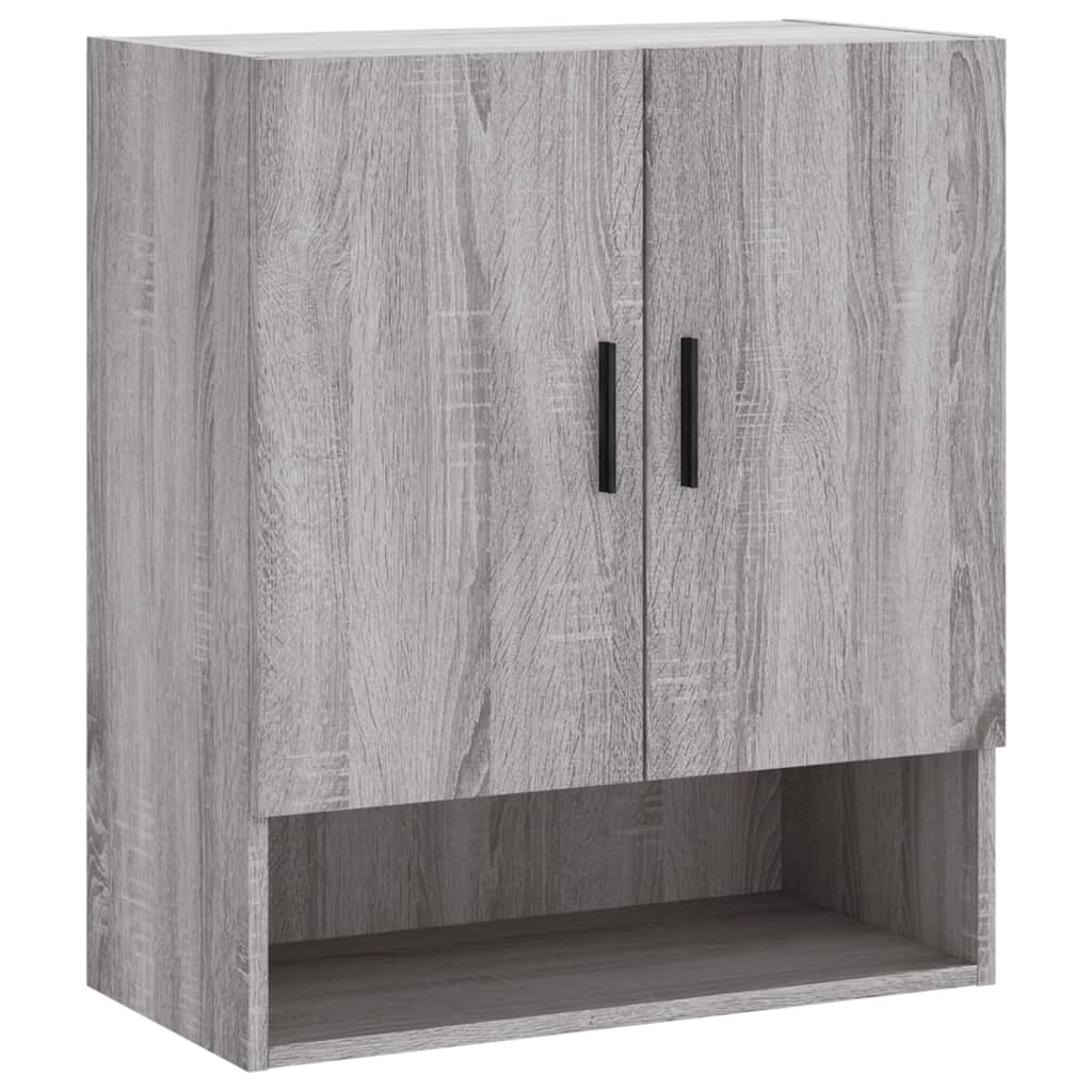 Wall Cabinet | Grey sonoma | Engineered wood | Wall Cabinet | Rectangular