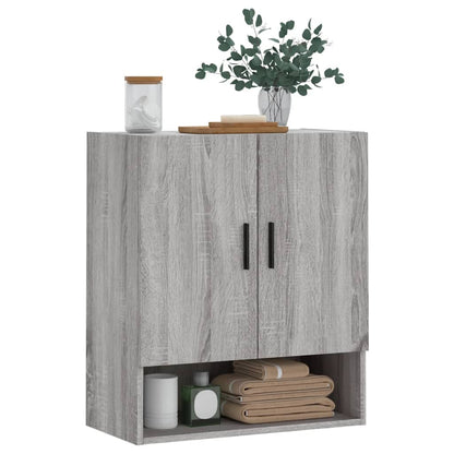 Wall Cabinet | Grey sonoma | Engineered wood | Wall Cabinet | Rectangular