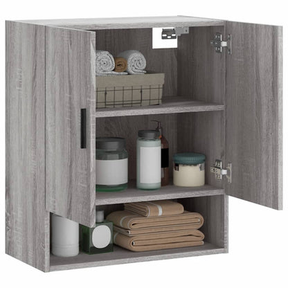 Wall Cabinet | Grey sonoma | Engineered wood | Wall Cabinet | Rectangular