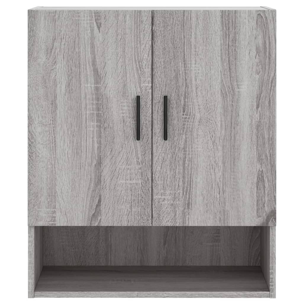 Wall Cabinet | Grey sonoma | Engineered wood | Wall Cabinet | Rectangular
