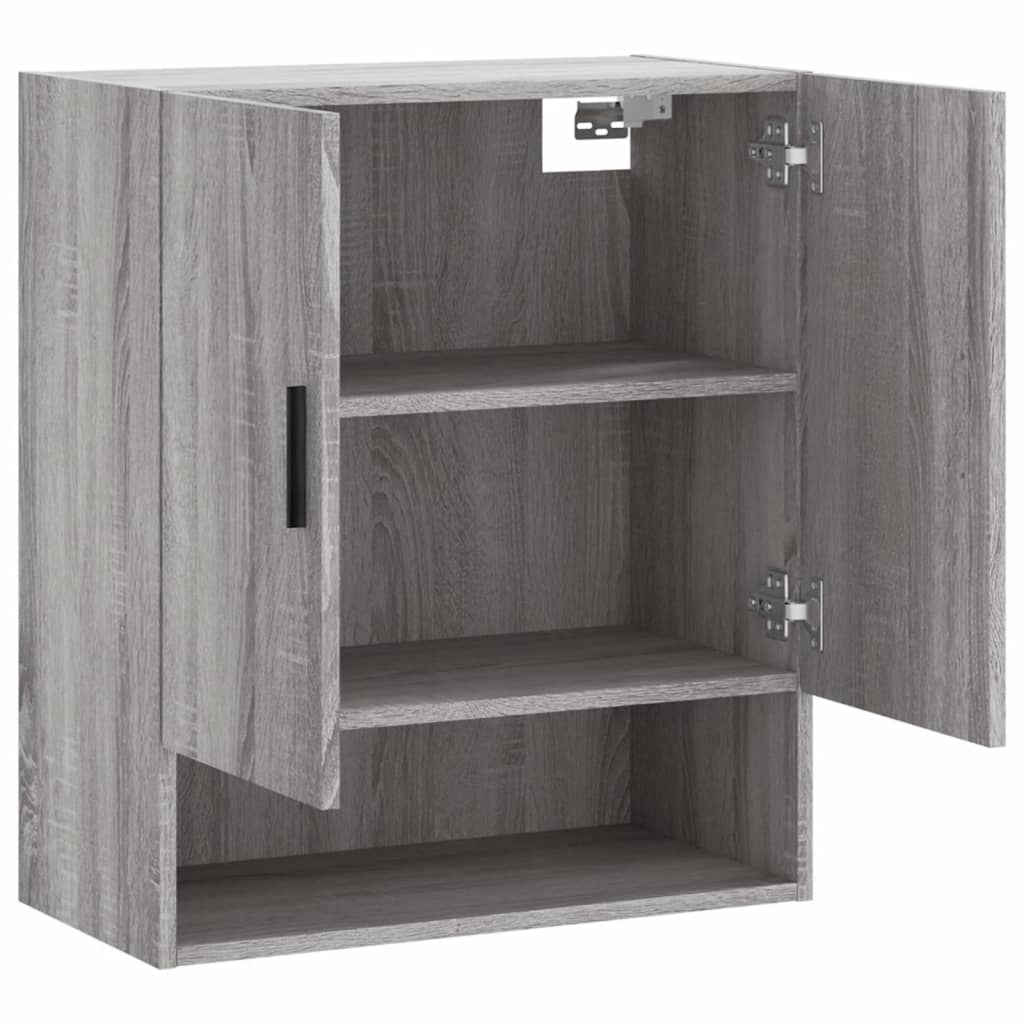Wall Cabinet | Grey sonoma | Engineered wood | Wall Cabinet | Rectangular