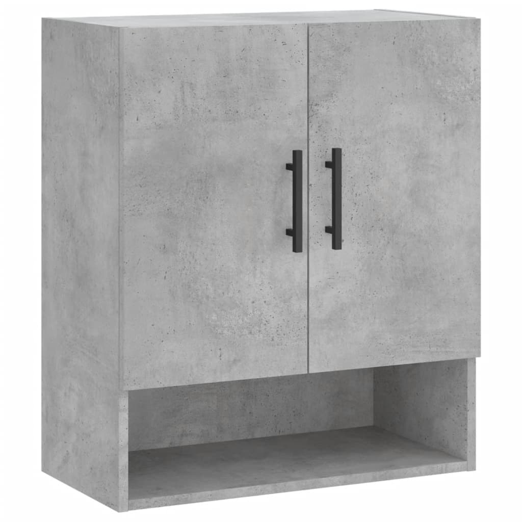 Wall Cabinet | Concrete grey | Engineered wood | Medium | Storage