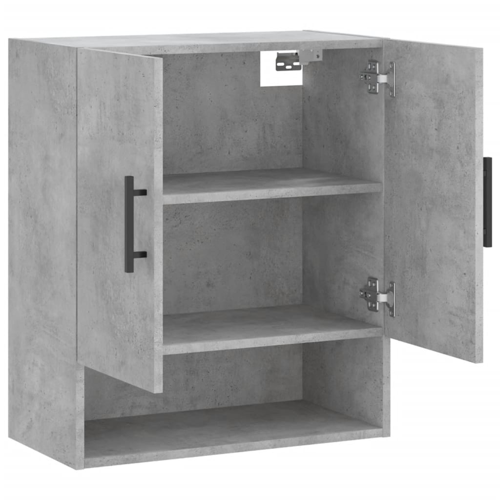 Wall Cabinet | Concrete grey | Engineered wood | Medium | Storage