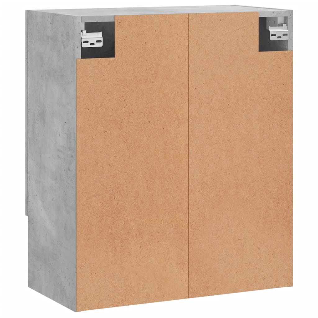 Wall Cabinet | Concrete grey | Engineered wood | Medium | Storage