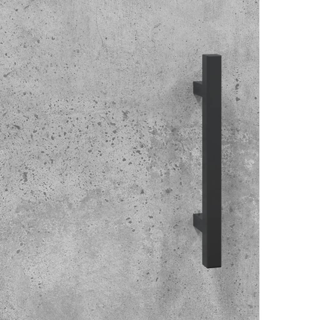 Wall Cabinet | Concrete grey | Engineered wood | Medium | Storage