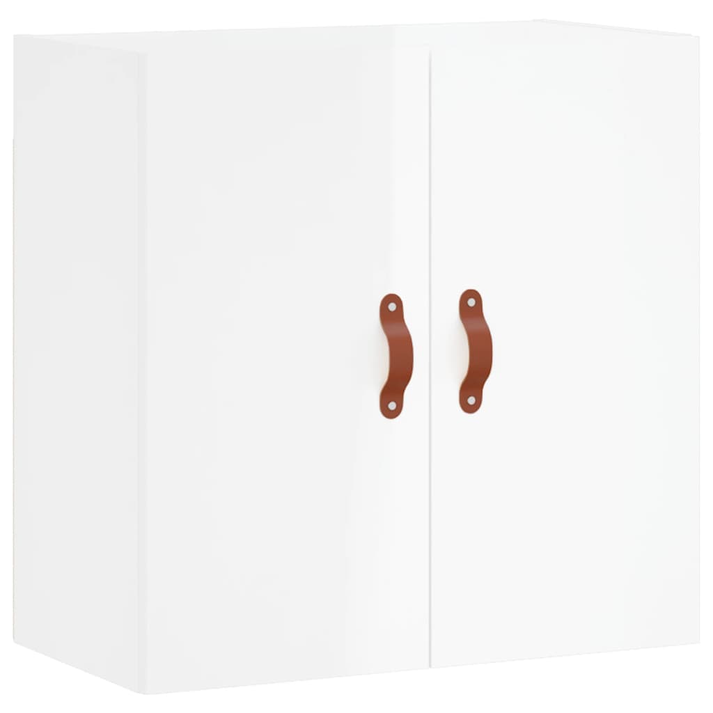 Wall Cabinet High Gloss White 60x31x60 cm Engineered Wood