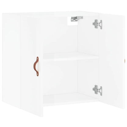 Wall Cabinet High Gloss White 60x31x60 cm Engineered Wood