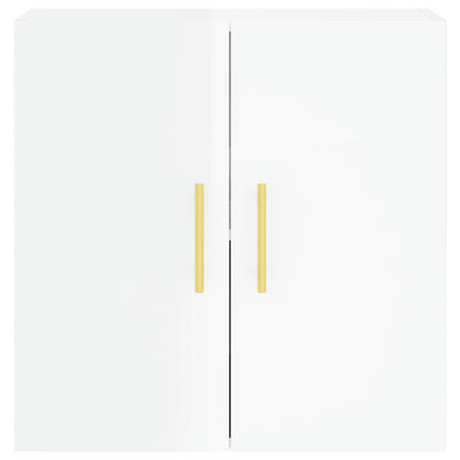 Wall Cabinet High Gloss White 60x31x60 cm Engineered Wood