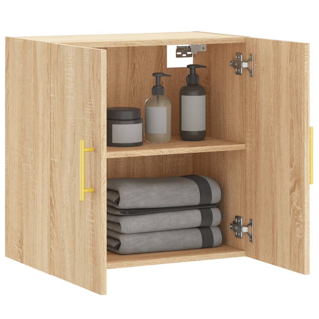 Wall Cabinet | Sonoma Oak | Engineered Wood | 60cm x 31cm x 60cm