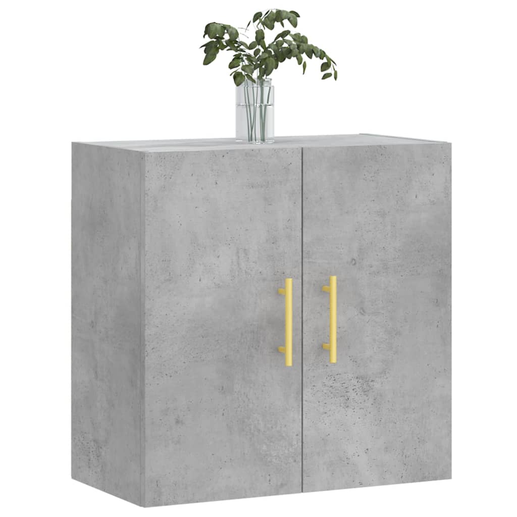 Wall Cabinet | Concrete grey | Engineered wood | Medium | Rectangular