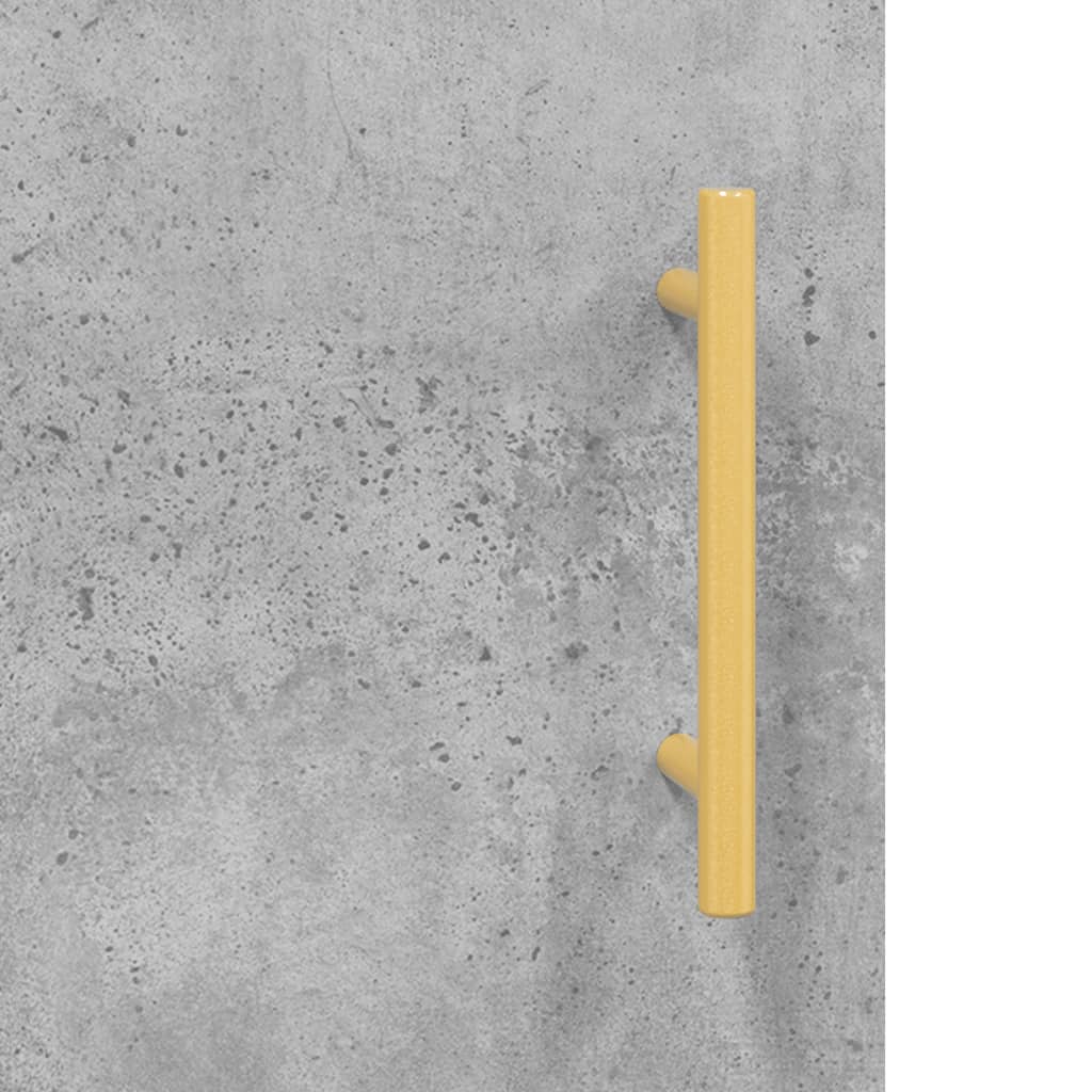 Wall Cabinet | Concrete grey | Engineered wood | Medium | Rectangular