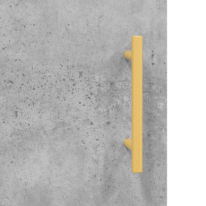 Wall Cabinet | Concrete grey | Engineered wood | Medium | Rectangular