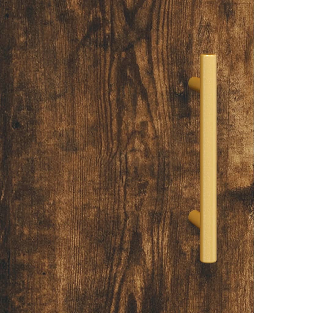 Wall Cabinet | Smoked oak | Engineered wood | Medium | Wall Cabinet