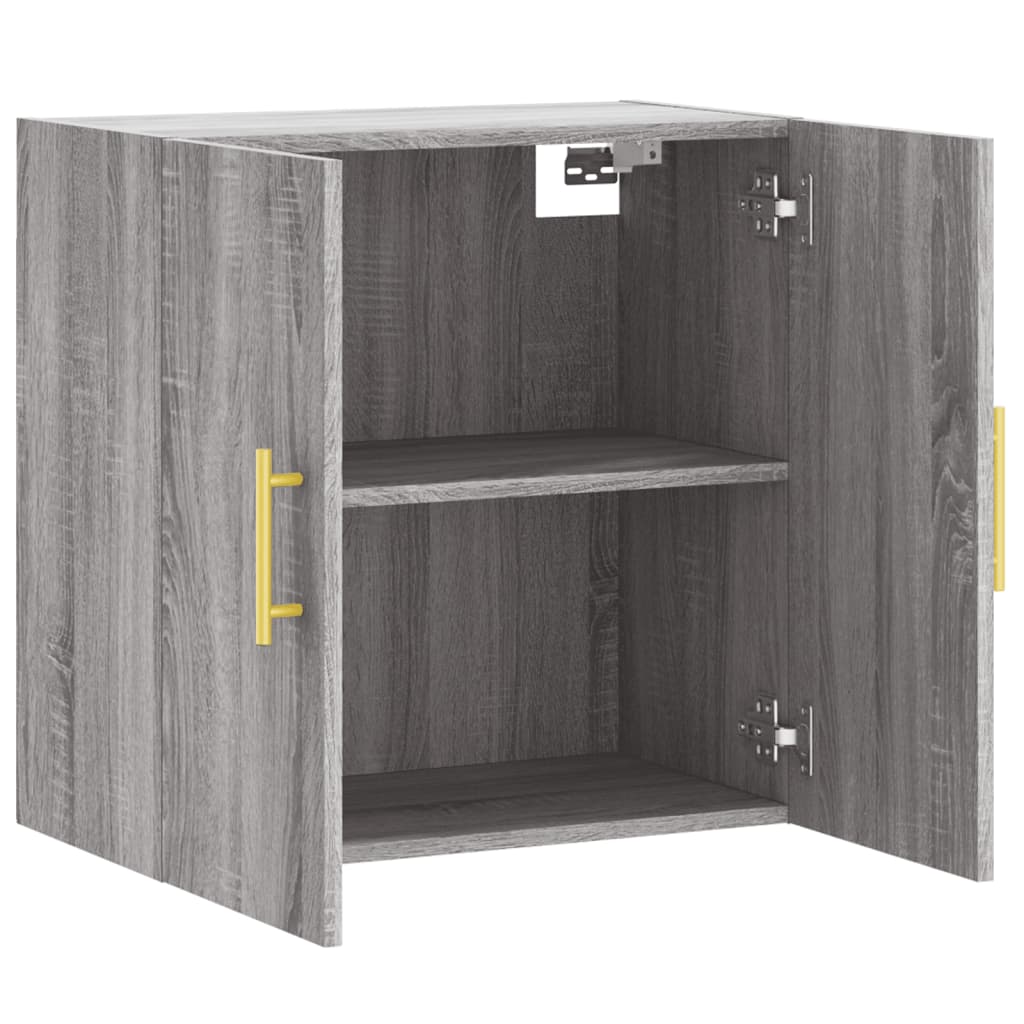 Wall Cabinet | Grey Sonoma | Engineered Wood | Medium | Wall Cabinet