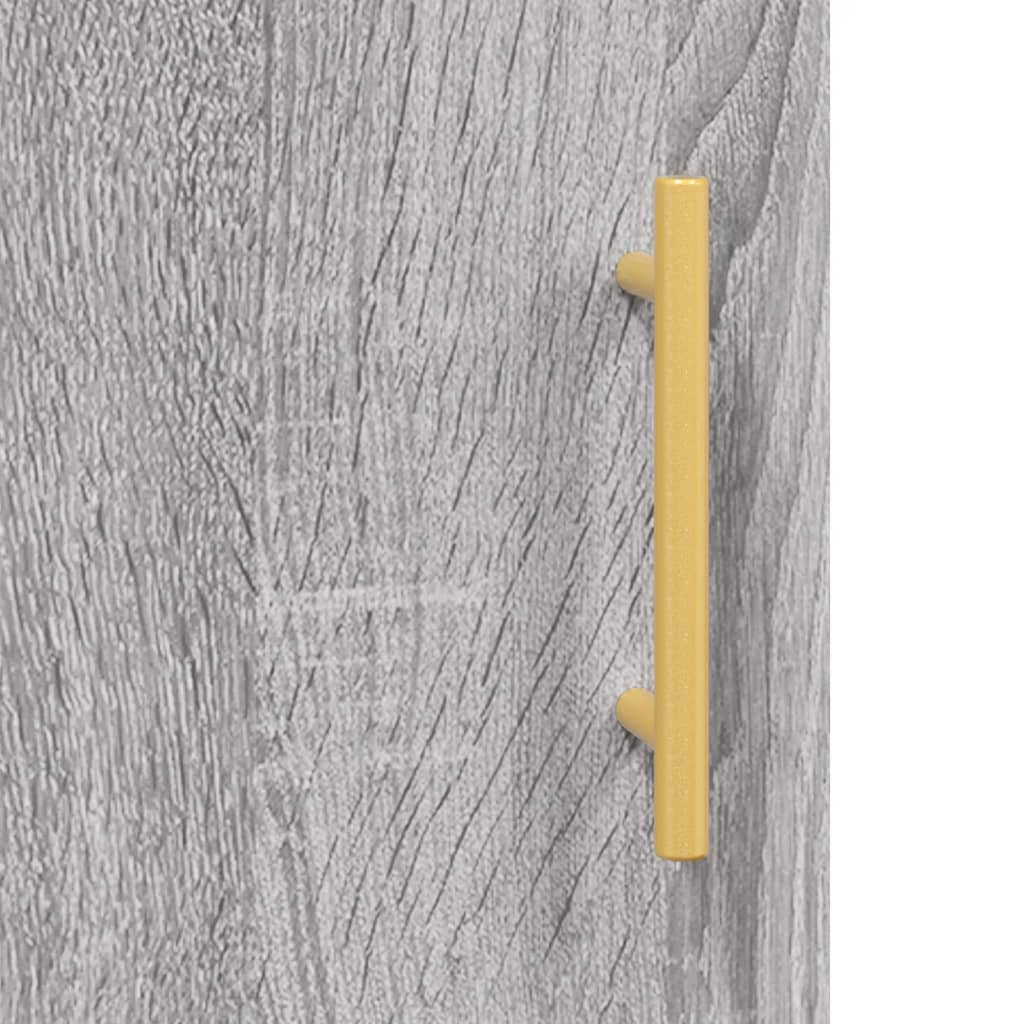 Wall Cabinet | Grey Sonoma | Engineered Wood | Medium | Wall Cabinet