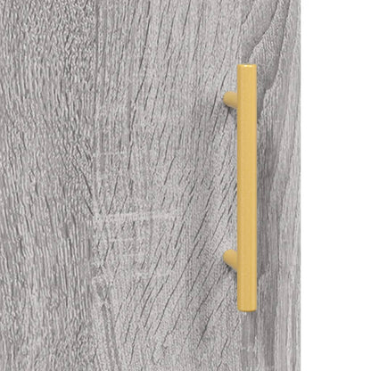Wall Cabinet | Grey Sonoma | Engineered Wood | Medium | Wall Cabinet