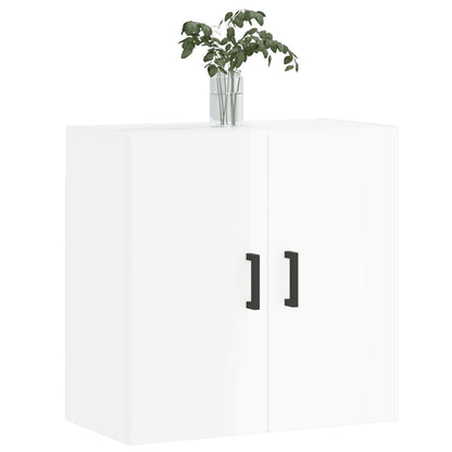 Wall Cabinet High Gloss White 60x31x60 cm Engineered Wood