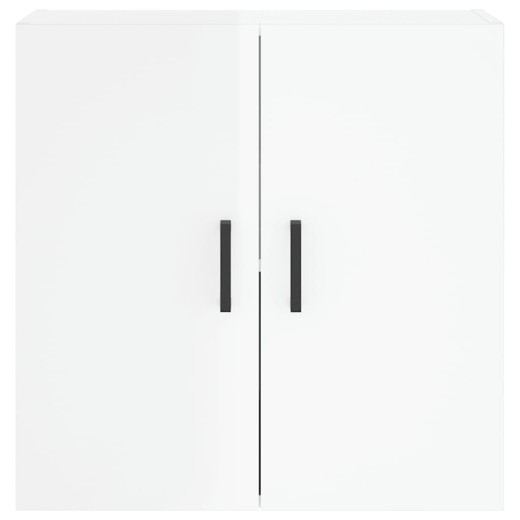 Wall Cabinet High Gloss White 60x31x60 cm Engineered Wood