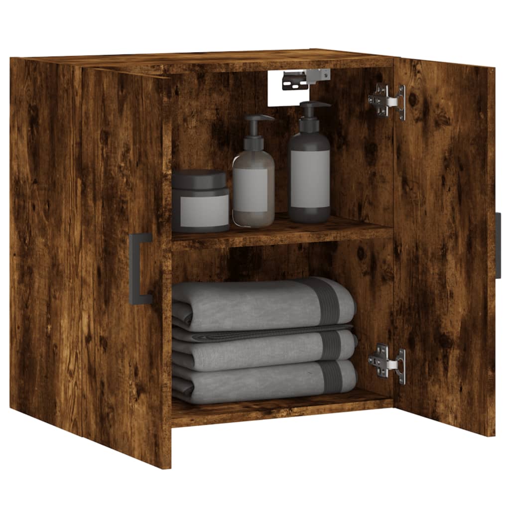Wall Cabinet | Smoked Oak | Engineered Wood | Medium | Wall Cabinet