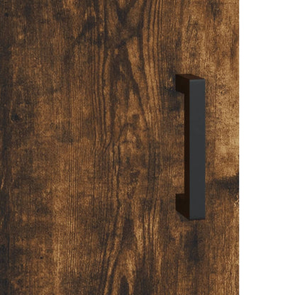 Wall Cabinet | Smoked Oak | Engineered Wood | Medium | Wall Cabinet