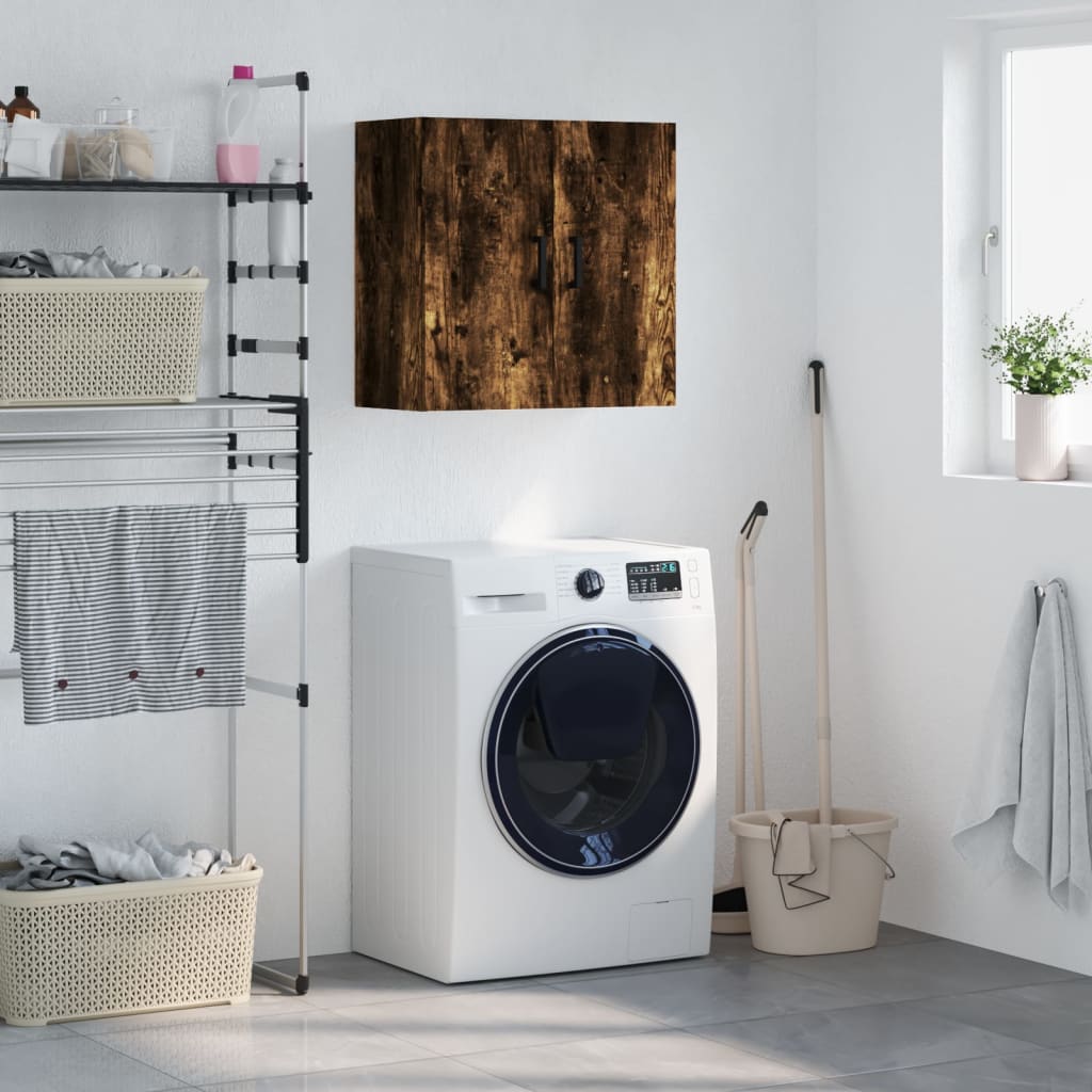 Wall Cabinet | Smoked Oak | Engineered Wood | Medium | Wall Cabinet