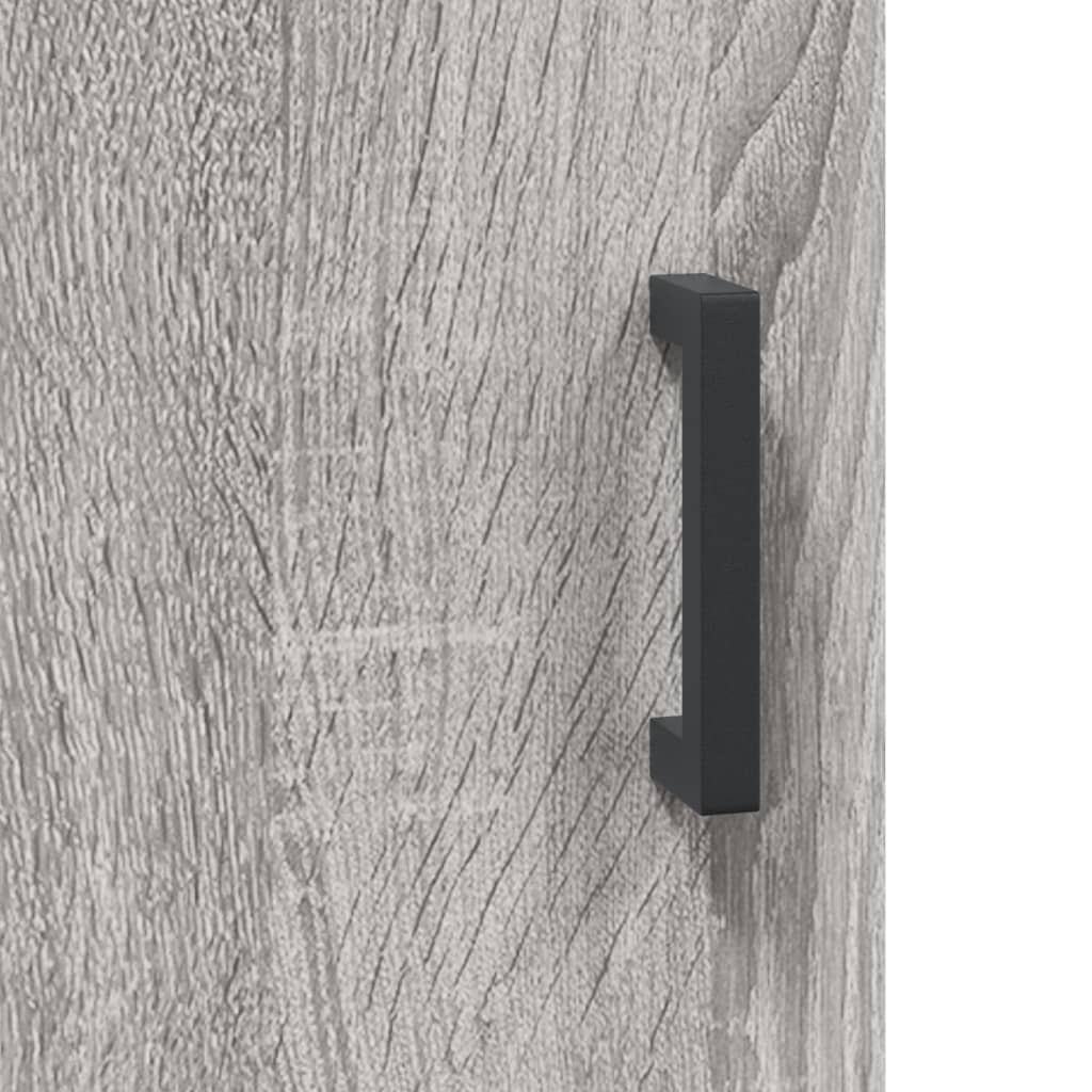 Wall Cabinet | Grey Sonoma | Engineered Wood | Medium | Wall Cabinet