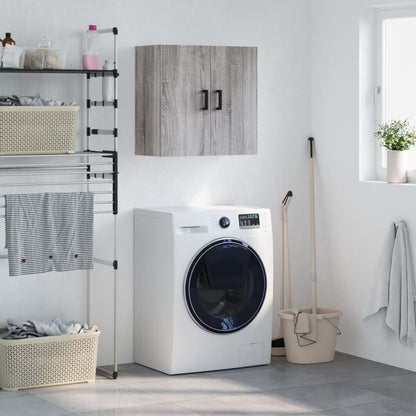 Wall Cabinet | Grey Sonoma | Engineered Wood | Medium | Wall Cabinet