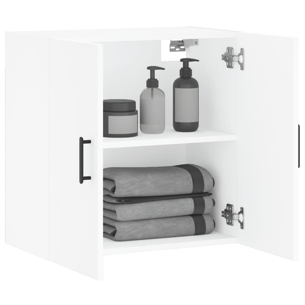 Wall Cabinet | White | Engineered wood | 60 cm x 31 cm x 60 cm