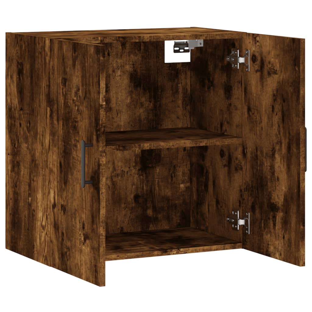 Wall Cabinet | Smoked oak | Engineered wood | Medium | Wall Cabinet