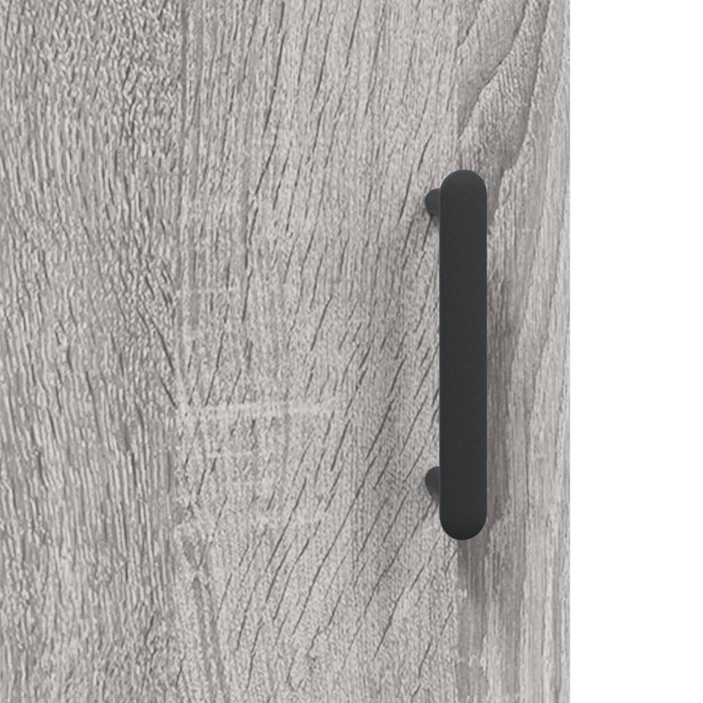 Wall Cabinet | Grey Sonoma | Engineered Wood | Medium | Wall Cabinet