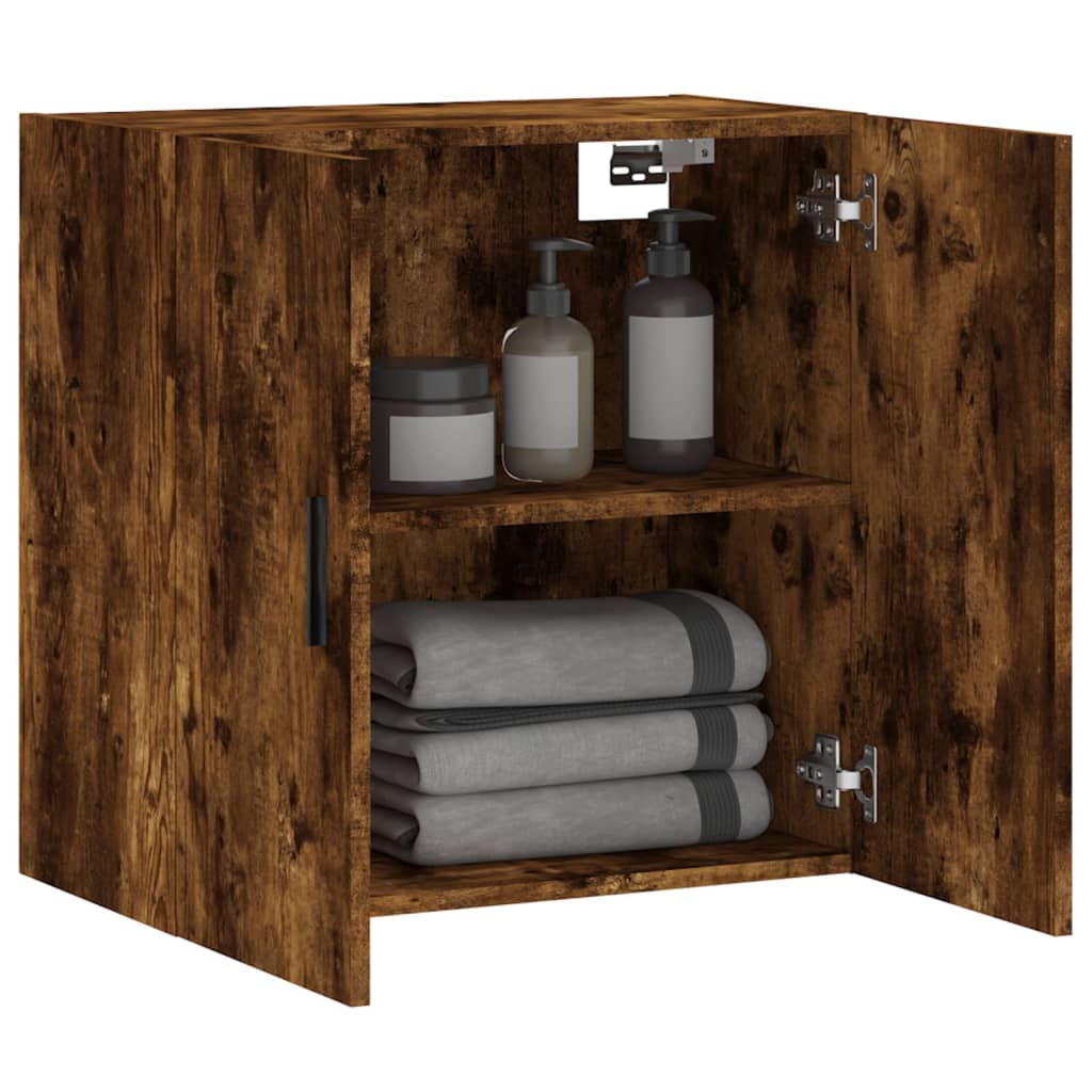 Wall Cabinet | Smoked Oak | Engineered Wood | Medium | Wall Cabinet