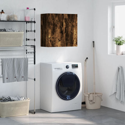 Wall Cabinet | Smoked Oak | Engineered Wood | Medium | Wall Cabinet