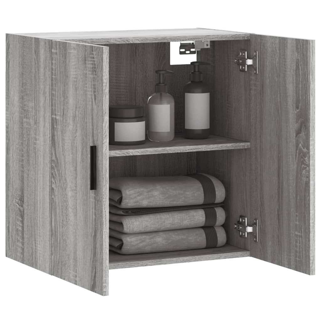 Wall Cabinet | Grey Sonoma | Engineered wood | Medium | Wall Cabinet