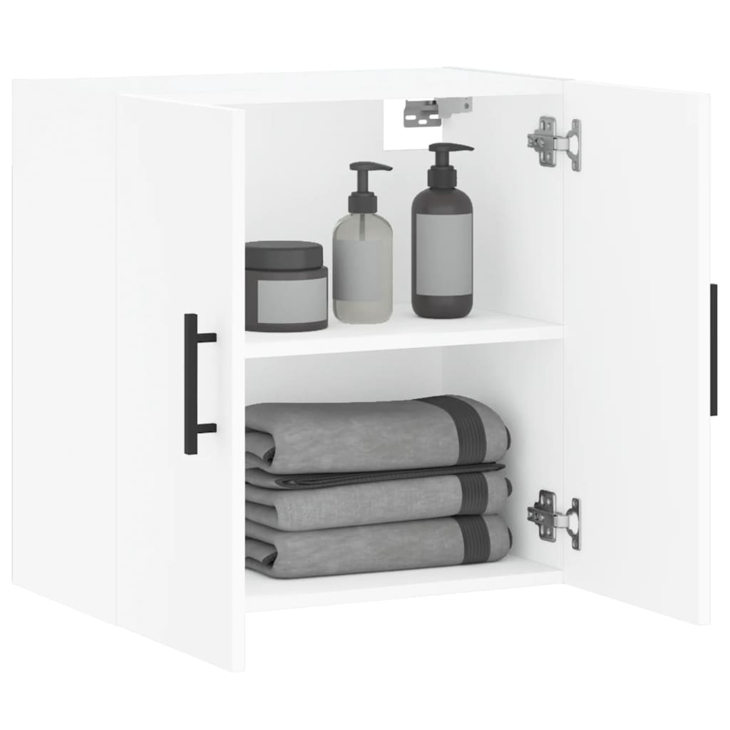 Wall Cabinet | White | Engineered wood | 60x31x60 cm | Cabinet
