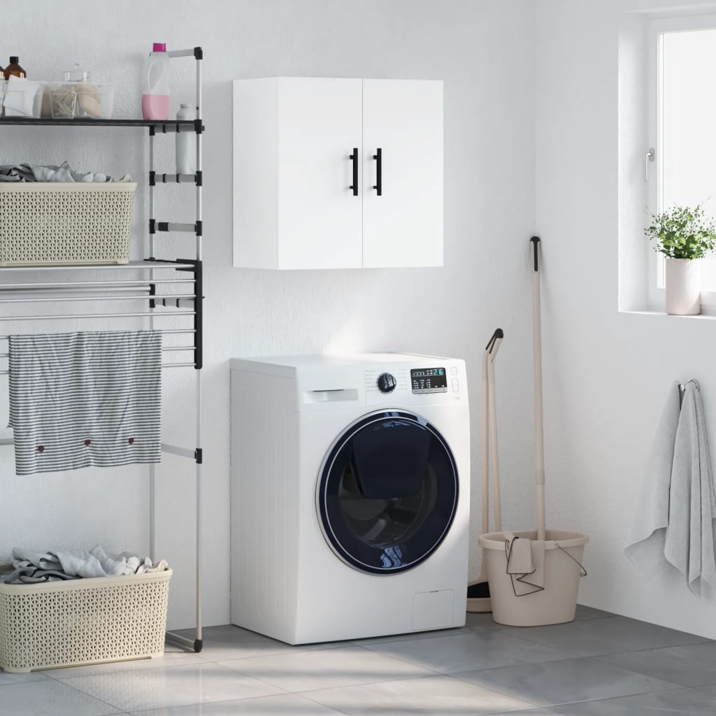 Wall Cabinet | White | Engineered wood | 60x31x60 cm | Cabinet