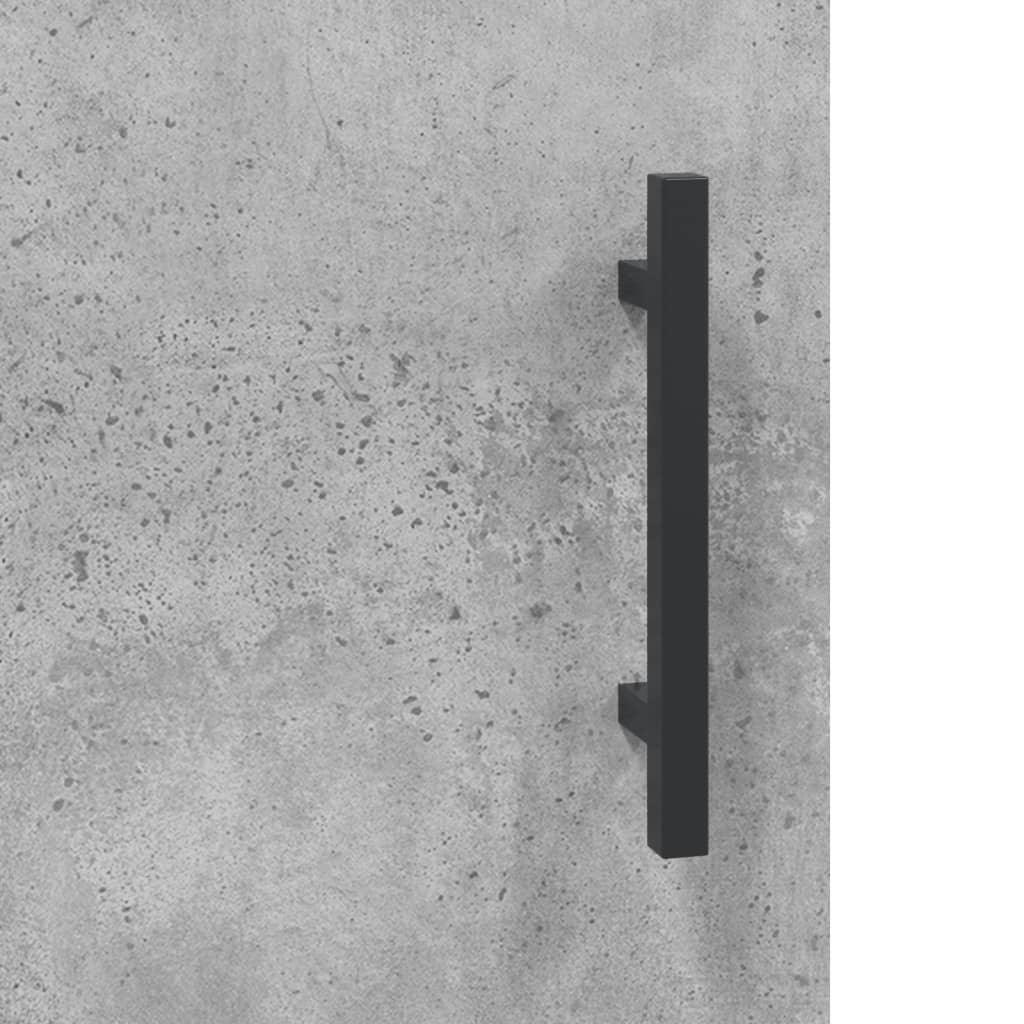 Wall Cabinet Concrete Grey 60x31x60 cm Engineered Wood