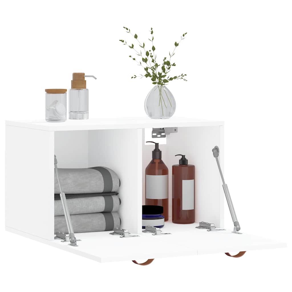 Wall Cabinet White 60x36,5x35 cm Engineered Wood