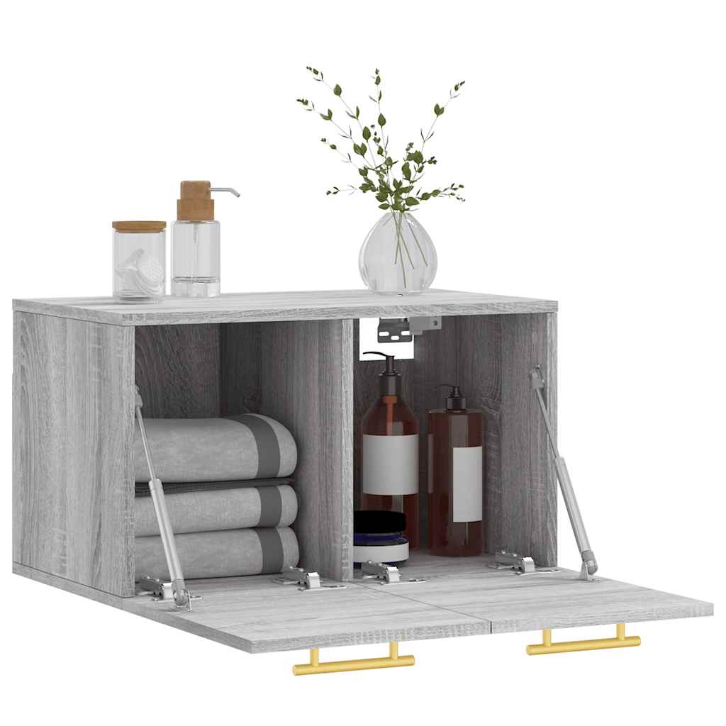 Wall Cabinet Grey Sonoma 60x36.5x35 cm Engineered Wood