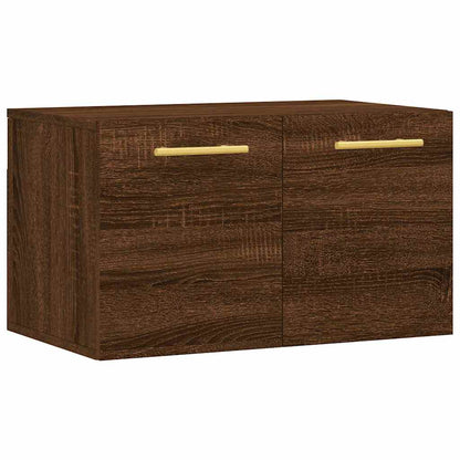Wall Cabinet Brown Oak 60x36.5x35 cm Engineered Wood