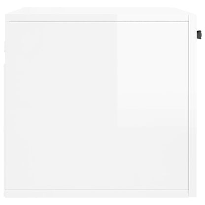 Wall Cabinet High Gloss White 60x36.5x35 cm Engineered Wood