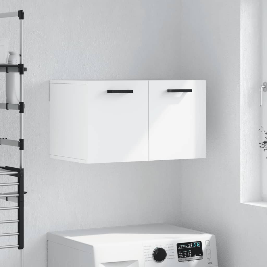 Wall Cabinet White 60x36,5x35 cm Engineered Wood