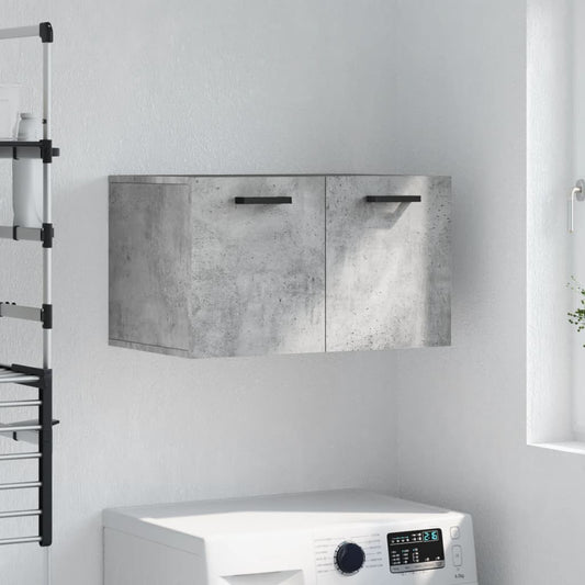 Wall Cabinet Concrete Grey 60x36,5x35 cm Engineered Wood