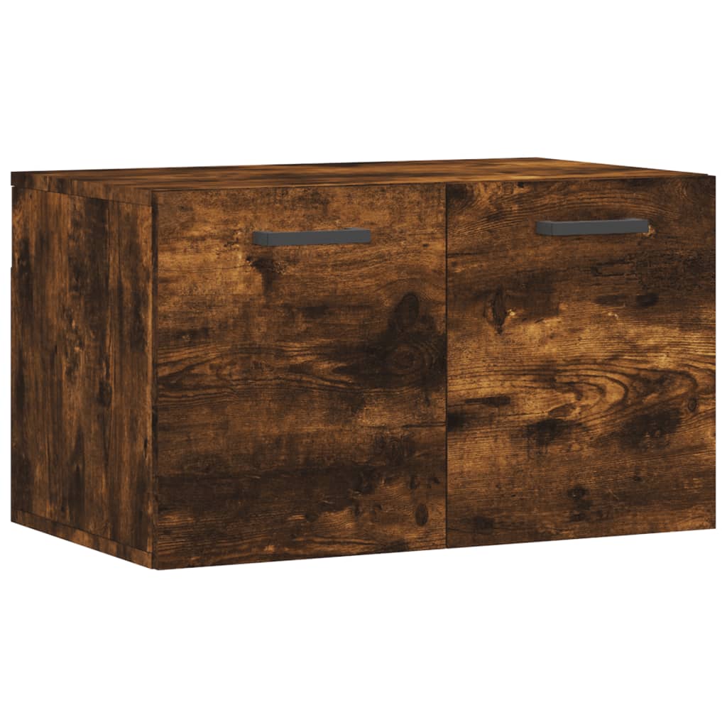 Wall Cabinet Smoked Oak 60x36.5x35 cm Engineered Wood