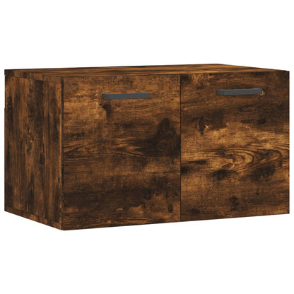 Wall Cabinet Smoked Oak 60x36.5x35 cm Engineered Wood
