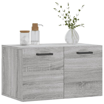 Wall Cabinet Grey Sonoma 60x36,5x35 cm Engineered Wood