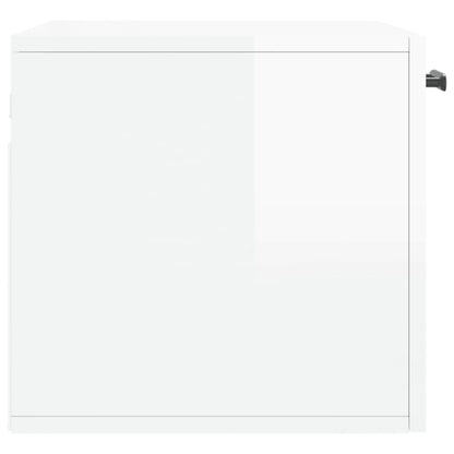 Wall Cabinet High Gloss White 60x36.5x35 cm Engineered Wood